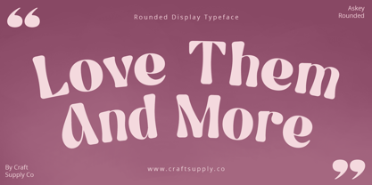 Askey Rounded Font Poster 4