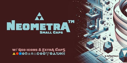 Neometra Font Poster 2