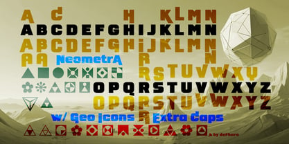 Neometra Font Poster 6