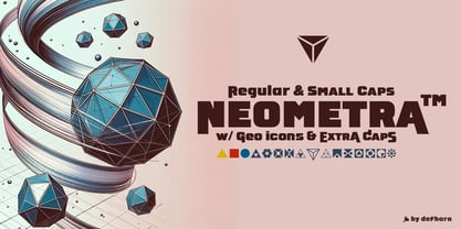 Neometra Font Poster 5