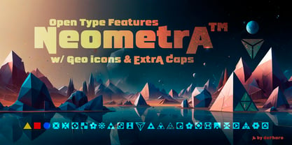 Neometra Font Poster 4