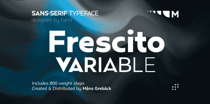 Frescito Variable Font Poster 1