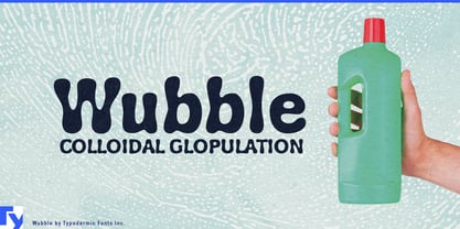 Wubble Font Poster 1