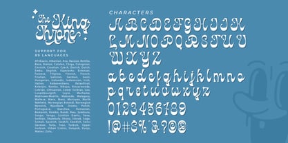 King Throne Font Poster 9