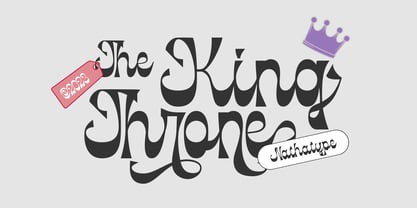 King Throne Font Poster 1