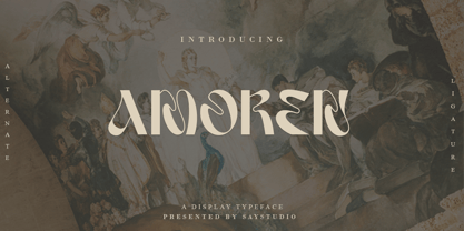 Amoren Font Poster 1