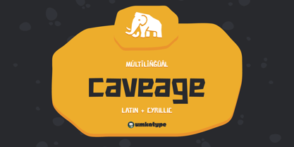 Cave Age Font Poster 1