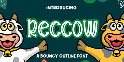 Reccow Font Poster 1