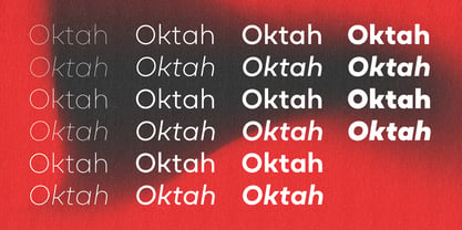 Oktah Font Poster 2