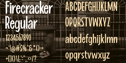 Firecracker Font Poster 6