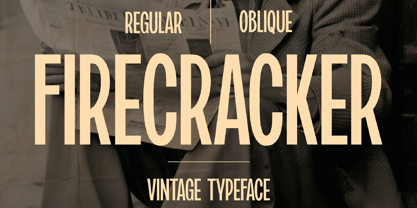 Firecracker Font Poster 1