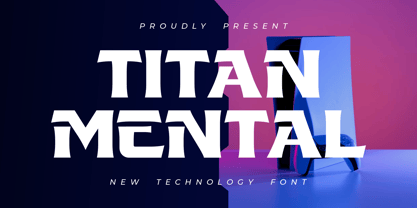 Titan Mental Font Poster 1