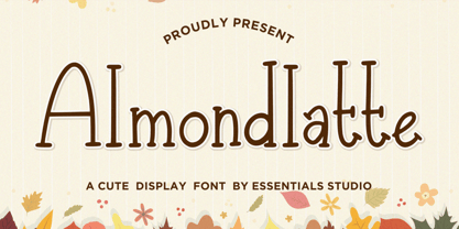 Almondlatte Font Poster 1