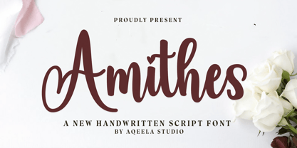 Amithes Font Poster 1