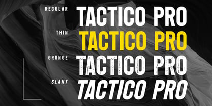 Tactico Pro Fuente Póster 2