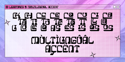 Cosmic Echoes Font Poster 4