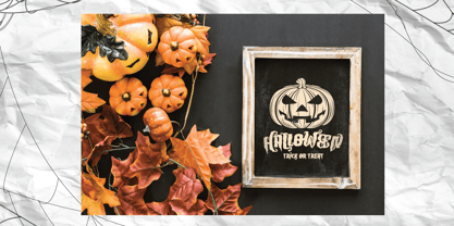 Uncencored Halloween Font Poster 11