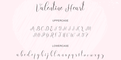 Valentine Heart Font Poster 6