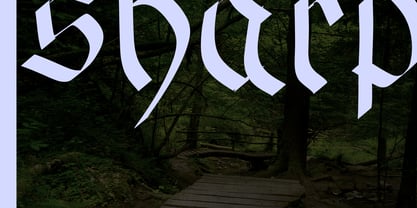 Rive Gothic Font Poster 5