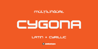 Cygona Font Poster 12