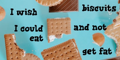 Biscuits And Spam Font Poster 2