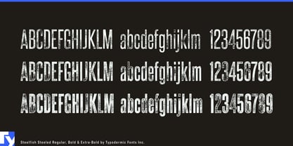 Steelfish Steel Font Poster 5