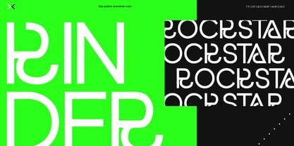 Radion Typeface Font Poster 4