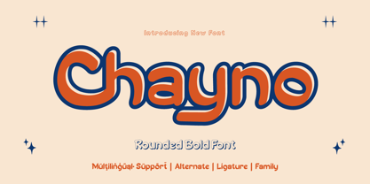 Chayno Font Poster 1