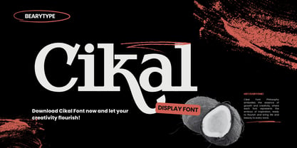 Cikal Font Poster 1