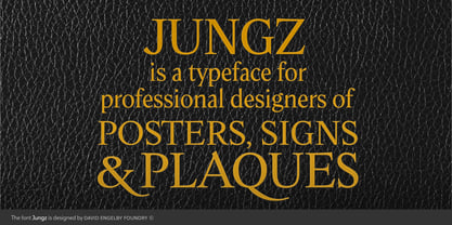 Jungz Font Poster 1