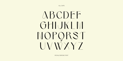 Royale Brone Font Poster 10