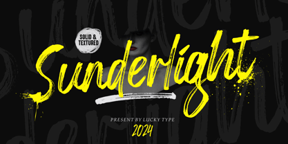 Sunderlight Font Poster 1