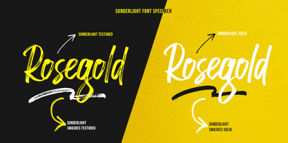 Sunderlight Font Poster 7