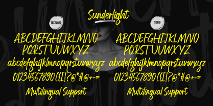 Sunderlight Font Poster 11