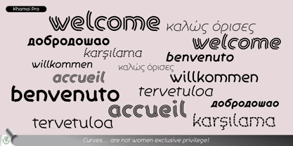 Khamai Pro Font Poster 4