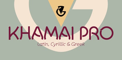 Khamai Pro Font Poster 1