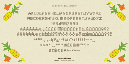 BAMBOO Font Poster 11