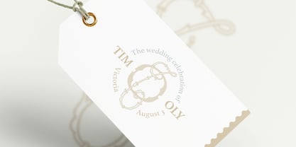 Marriage Monograms Font Poster 7