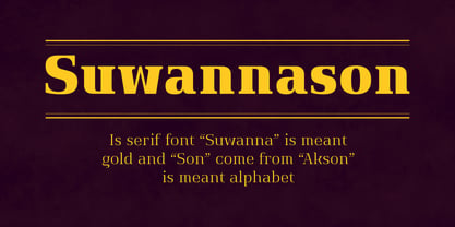 Suwannason Font Poster 3