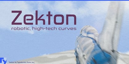 Zekton Font Poster 1