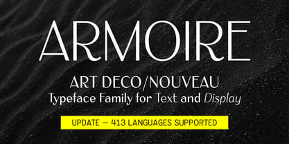 Armoire Font Poster 1