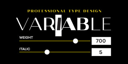 Istanbul Type Variable Font Poster 2
