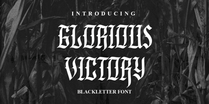 Glorious Victory Font Poster 1