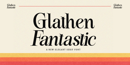 Glathen Fantastic Font Poster 1