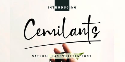 Cemilants Font Poster 1