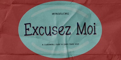 Excusez Moi Font Poster 1