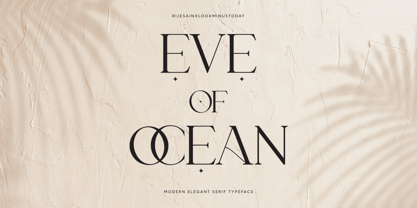 Eve Of Ocean Font Poster 1