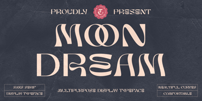 Moon Dream Font Poster 1