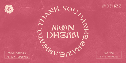 Moon Dream Font Poster 11