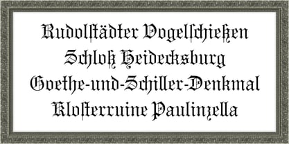 Gutenberg Gotisch Font Poster 4